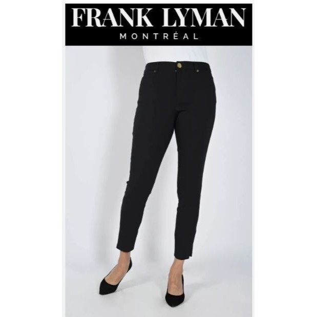 Frank Lyman Jeans Nwt Montreal Collection 231308 Black Stretch Retail $205 Sz 10